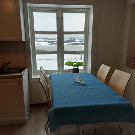 Huset Med Utsikt Til Innsjoen -8 Min Til Sentrum Lägenhet