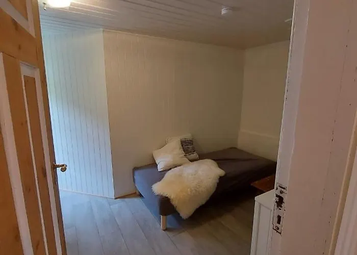 Huset Med Utsikt Til Innsjoen -8 Min Til Sentrum 아파트 예비크